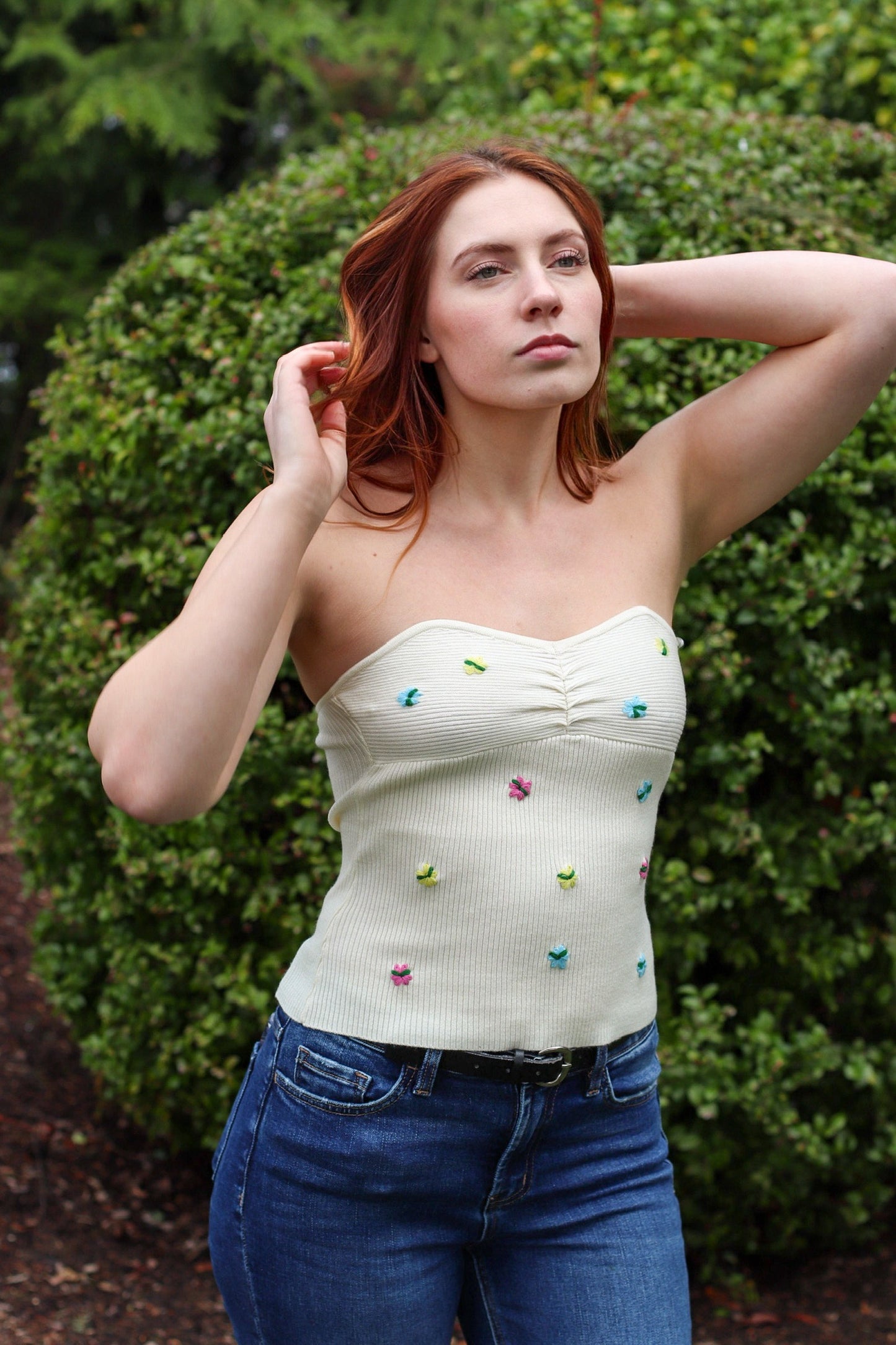By Together Cream Tube Top