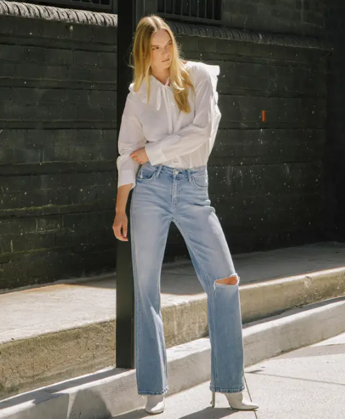 Aileeah Literary Jeans by Vervet Blue