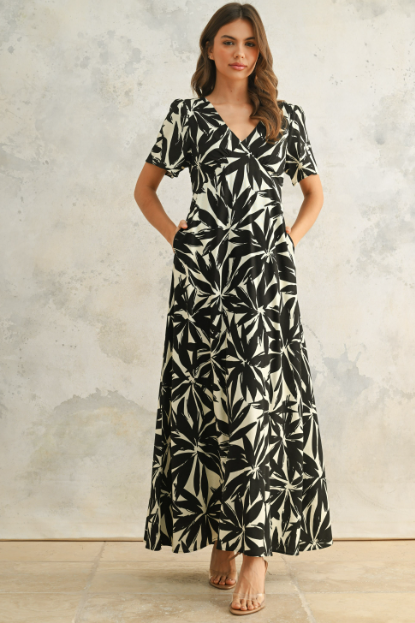 Tropical Leaf Dress