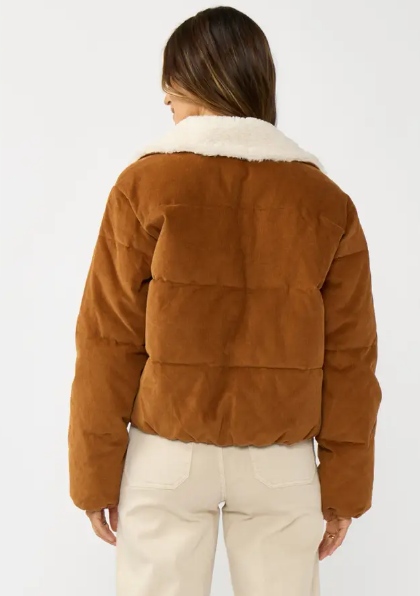 Corduroy Puffer Jacket