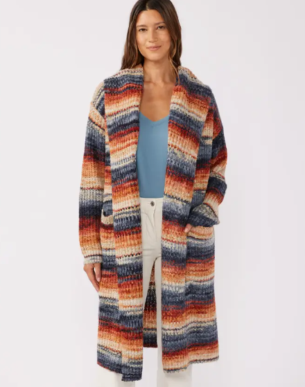 Rainy Daze Hooded Coatigan