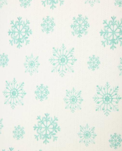 PJ Salvage Snowflake Wishes Pointelle Top