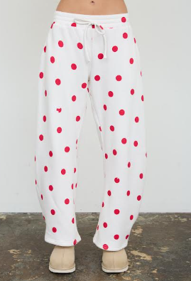 Polka Dot Sweatpants