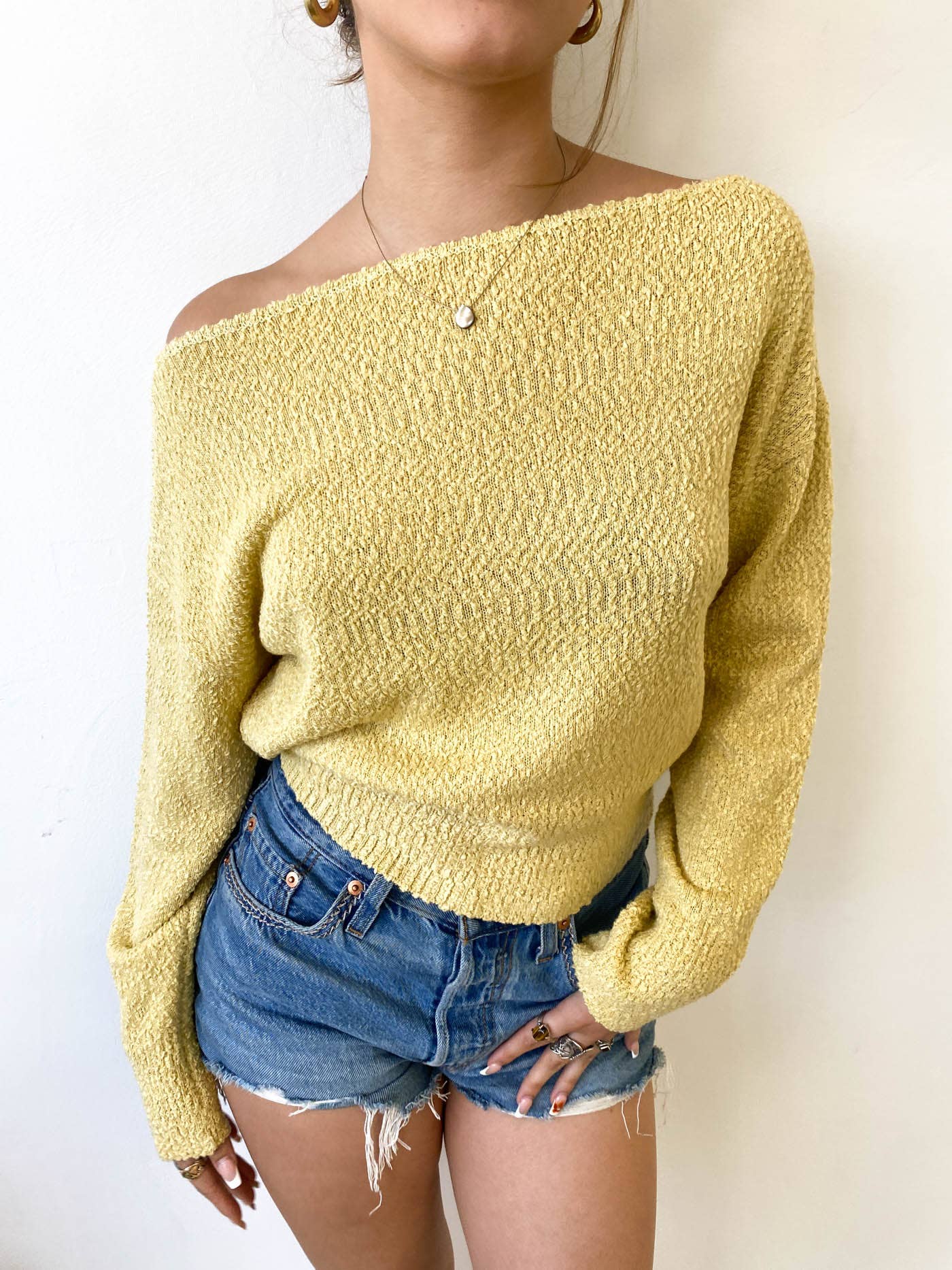 Off The Shoulder Sweater