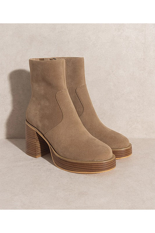 ALEXANDRA-PLATFORM ANKLE BOOTIES