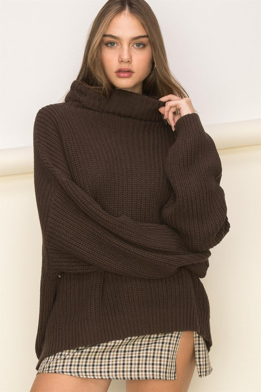 Oversized Turtleneck Sweater