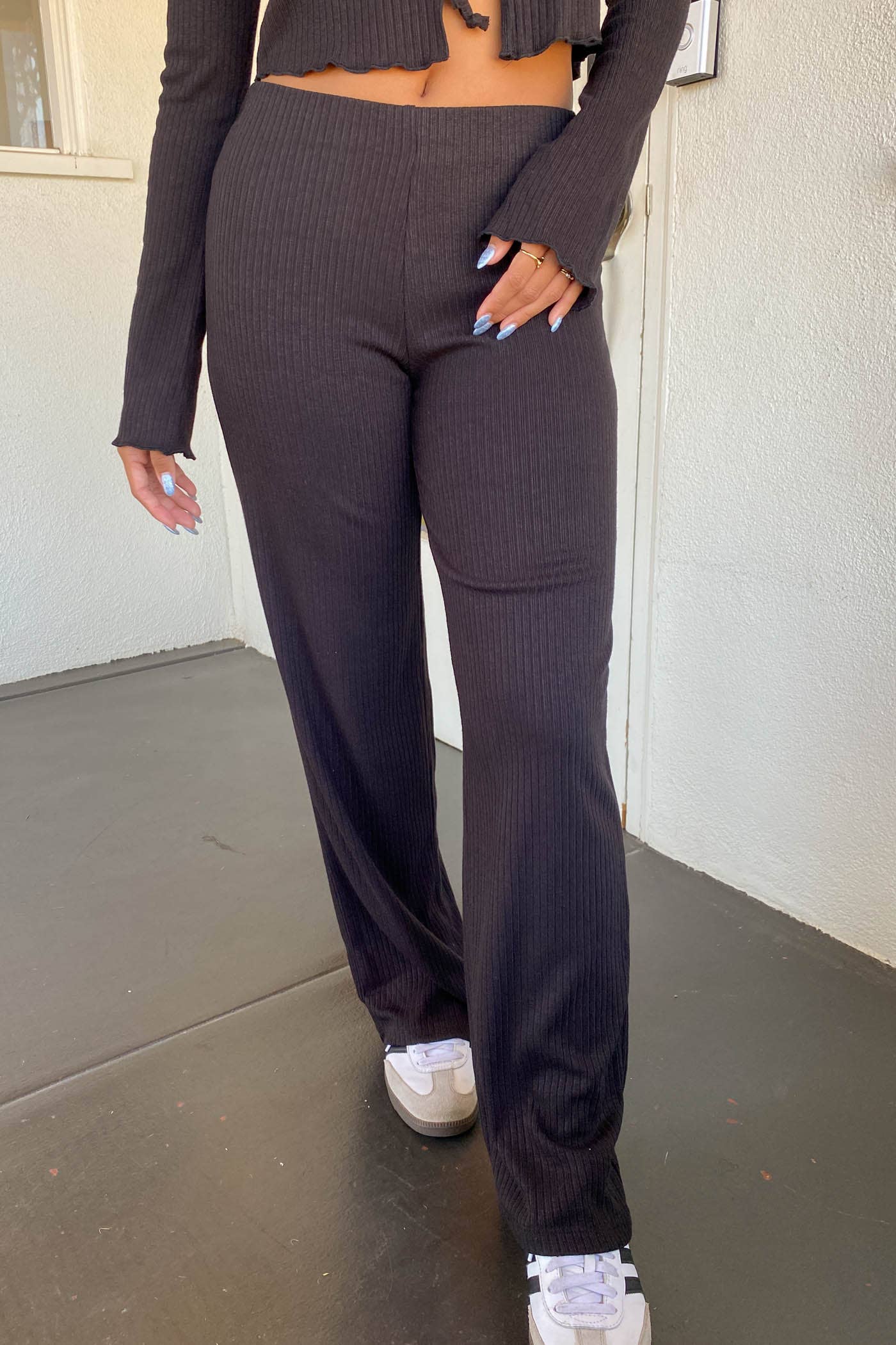 Ribbed Knit Pants