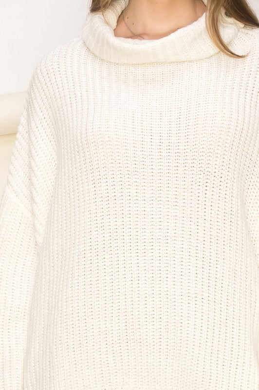 Oversized Turtleneck Sweater