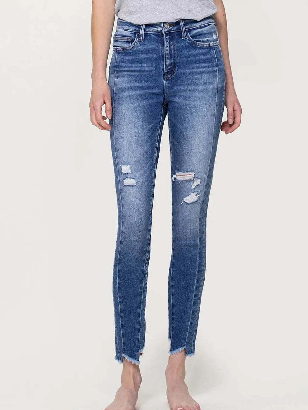 Vervet by Flying Monkey Distressed Haylie Jeans