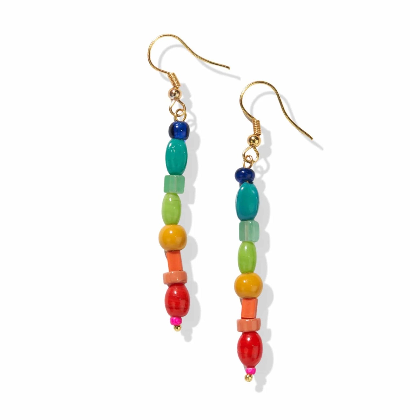 Beaded Glass Earrings