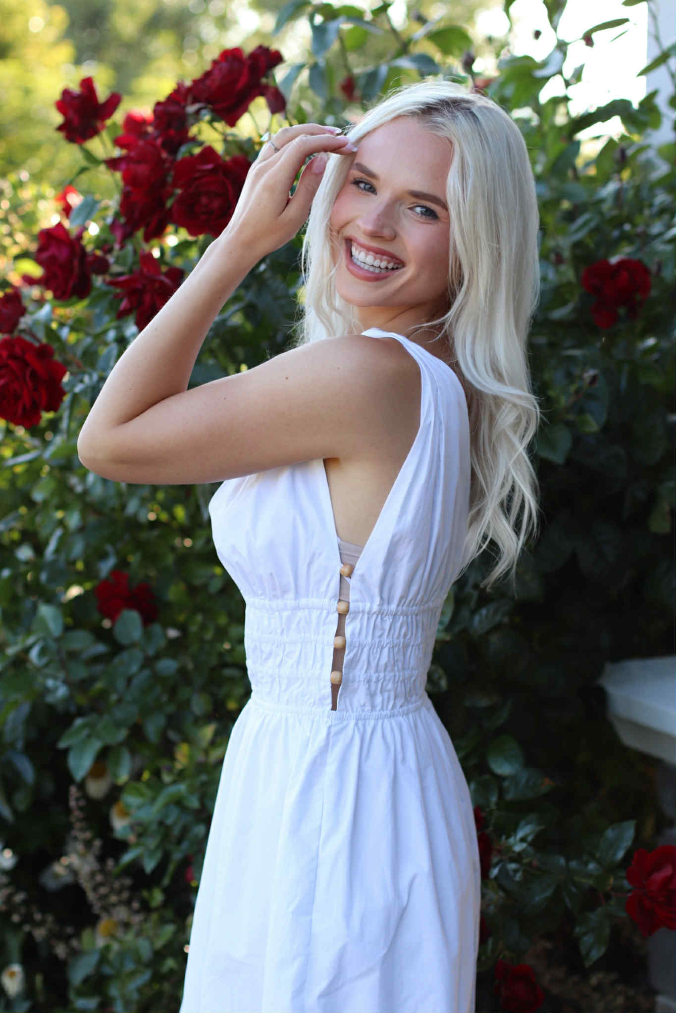 STEVE MADDEN white kassie dress