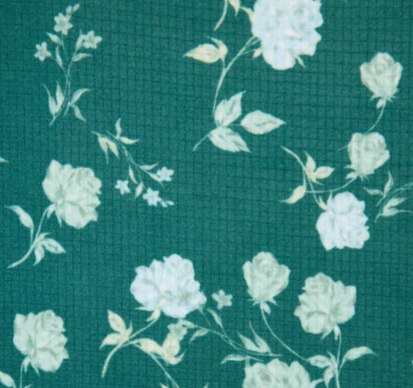 PJ Salvage Winter Wonderland Floral Print Velour Pants