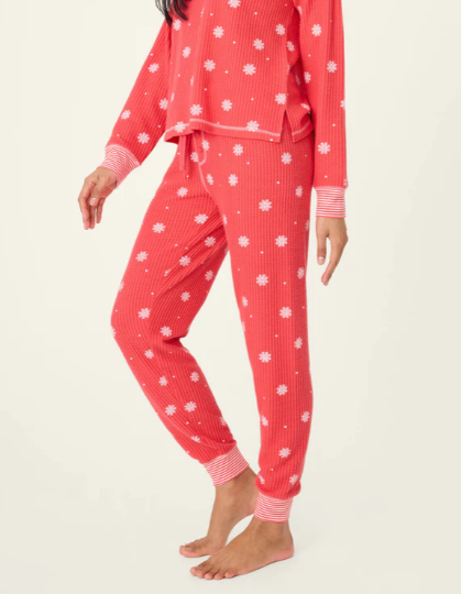 Pj salvage Ski Jammie Classics Snowflake Wishes pants