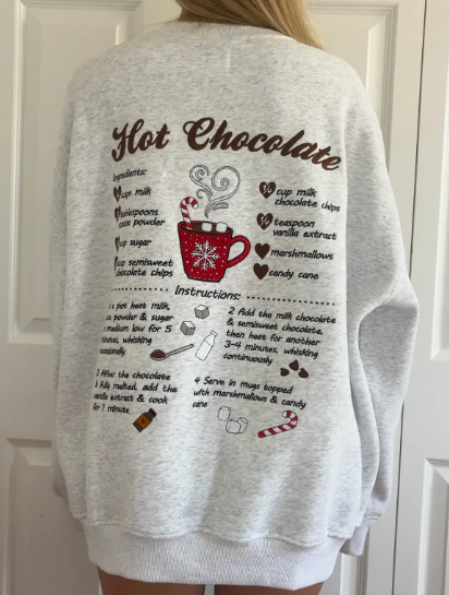 Sunkissed Hot Chocolate Graphic Hoodie