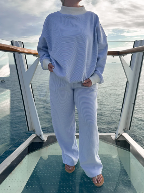 Sunkissed striped lounge pants