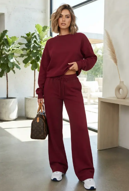 Burgundy Lounge Top