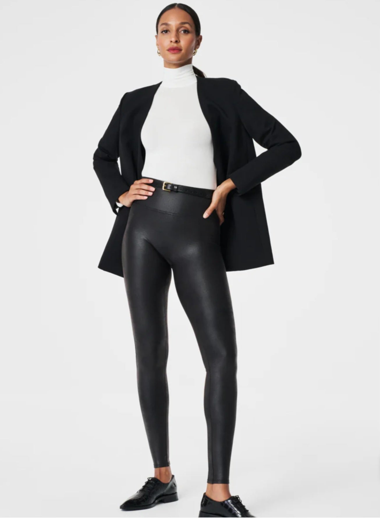 SPANX Faux Leather Leggings