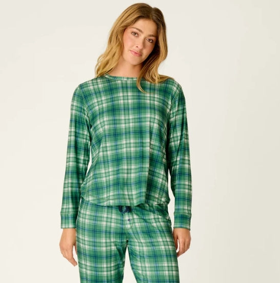 PJ SALVAGE plaid pajama bottoms
