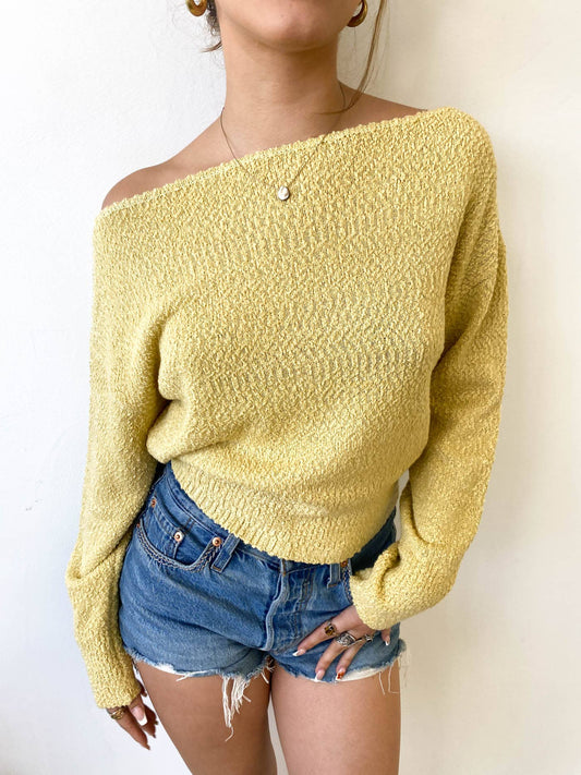 Off The Shoulder Sweater