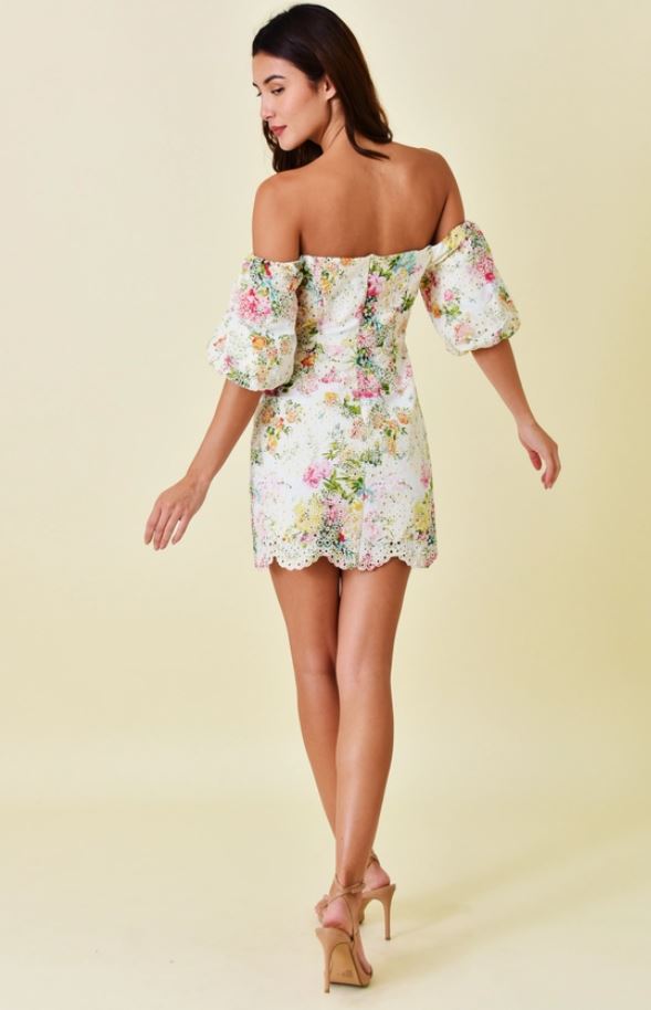 Derby Floral Eyelet Dress