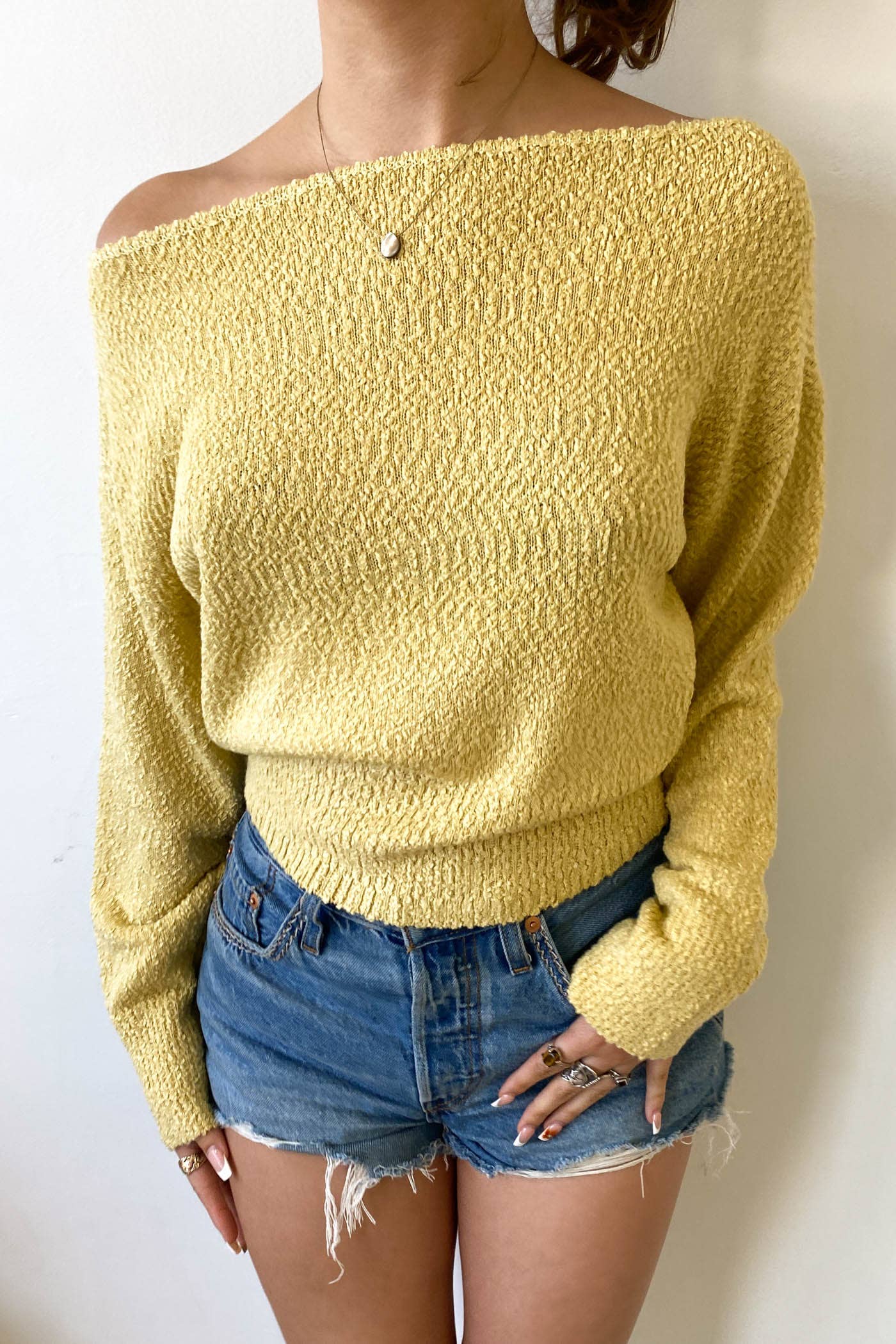 Off The Shoulder Sweater
