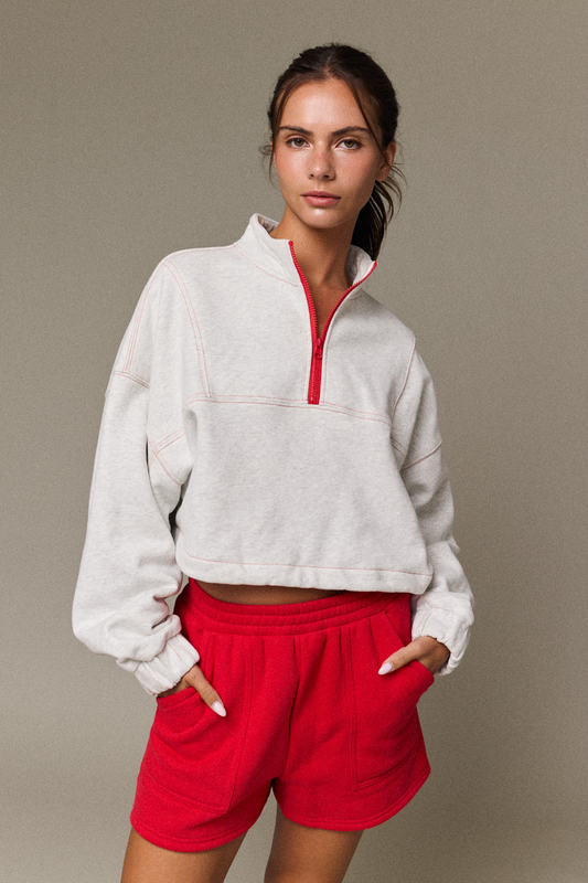 Lounge Contrast Stitch Pullover