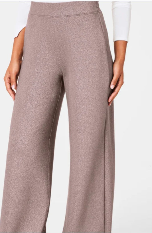 SPANX Shimmer Wide Leg Joggers