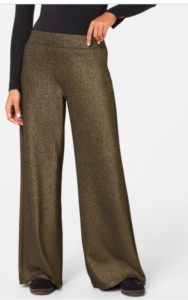 SPANX Shimmer Wide Leg Joggers